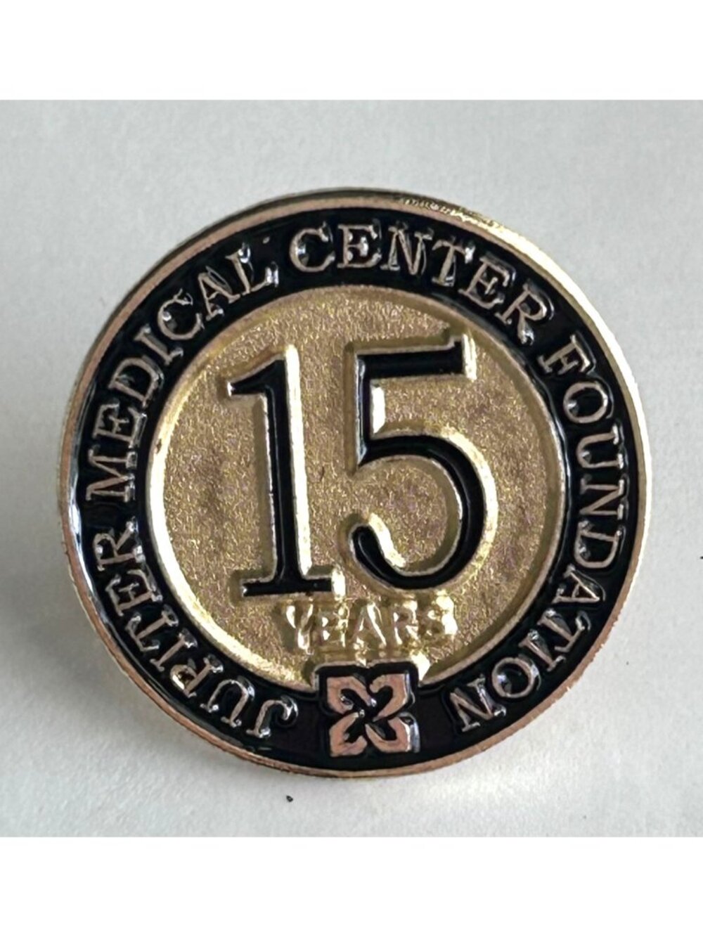 Jupiter Florida FL Medical Center Foundation Lapel Pin Anniversary 15 Years